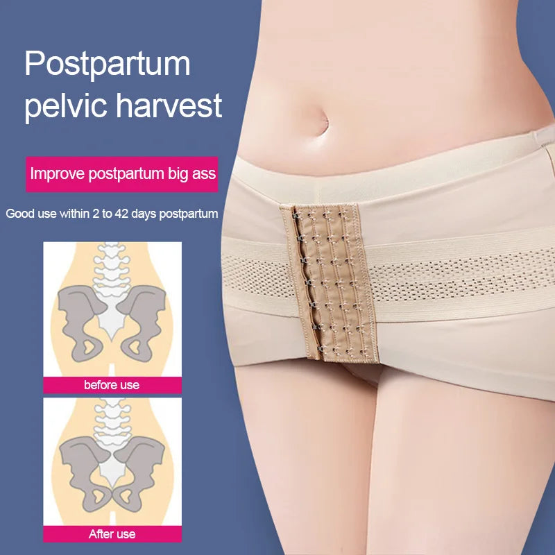 Hip-Up Pelvic Posture Correcting Belt, Support Band for Women, Breathable Maternity Pelvic Belt, Butt Lifter Abdomen Body Shaper Girdle