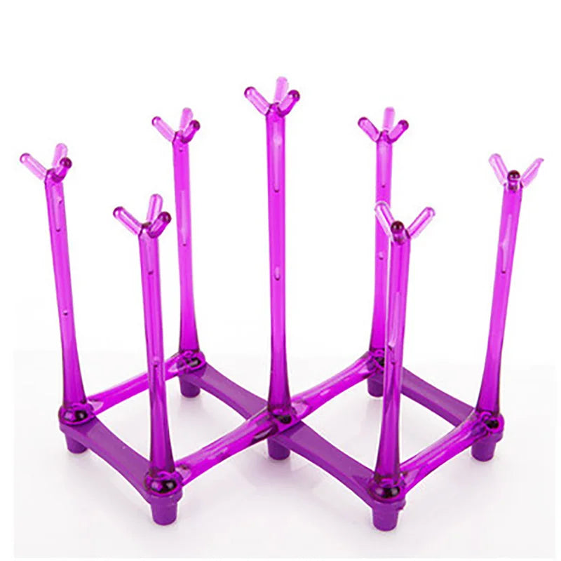 New Foldable Baby Feeding Bottle Dryer Rack, Drying Nipple Stand, Cup Storage, Folding Drainer Dryer Kitchen Tools