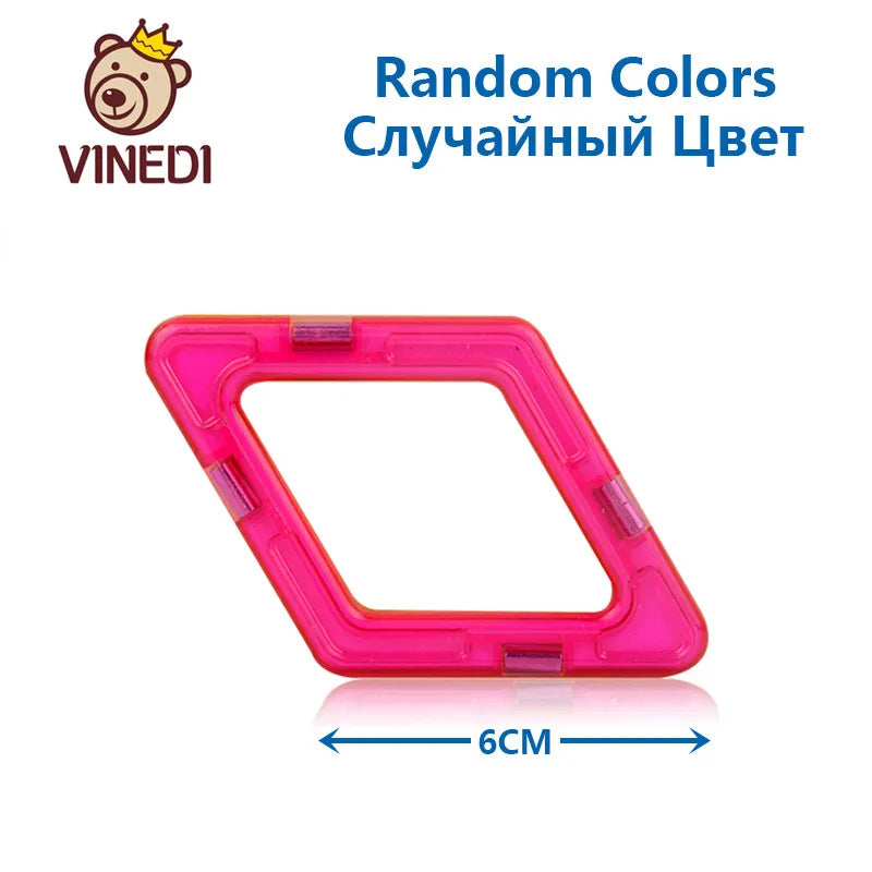 VINEDI Big Magnetic Blocks Designer Construction Set