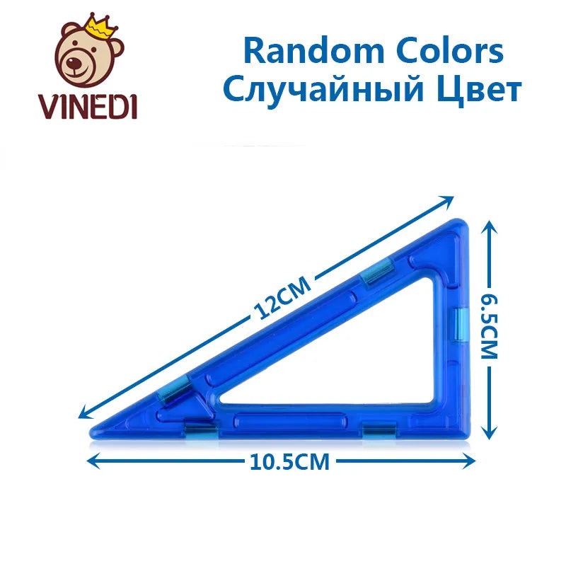 VINEDI Big Magnetic Blocks Designer Construction Set