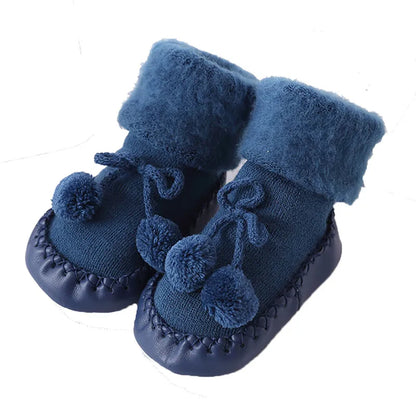 Winter Baby Socks - Girl & Boy Chaussette Infant Cotton Leg Warmers | Anti-Slip Baby Step Floor Socks for Children