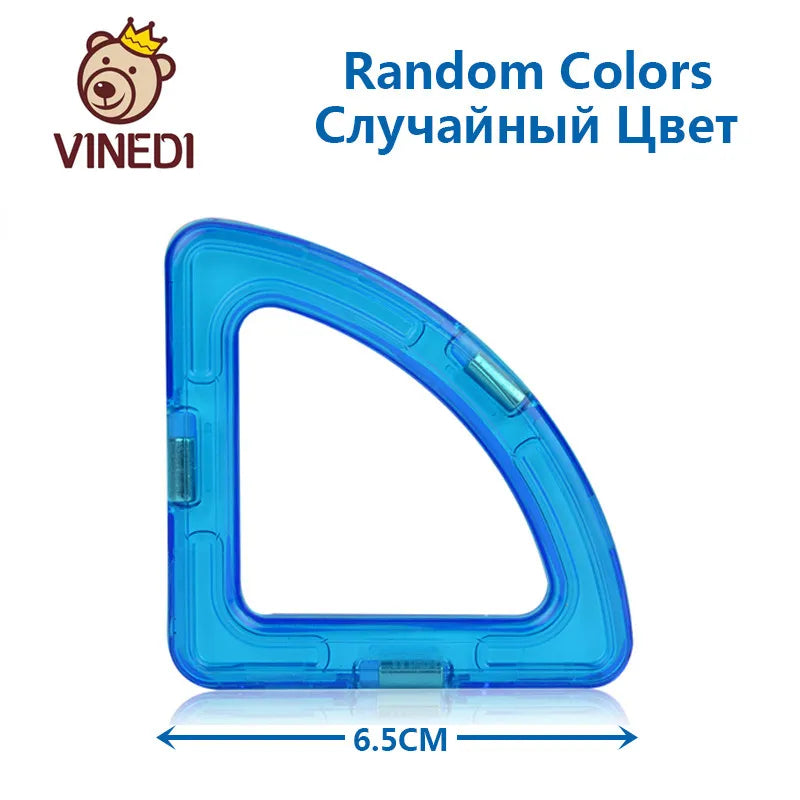 VINEDI Big Magnetic Blocks Designer Construction Set