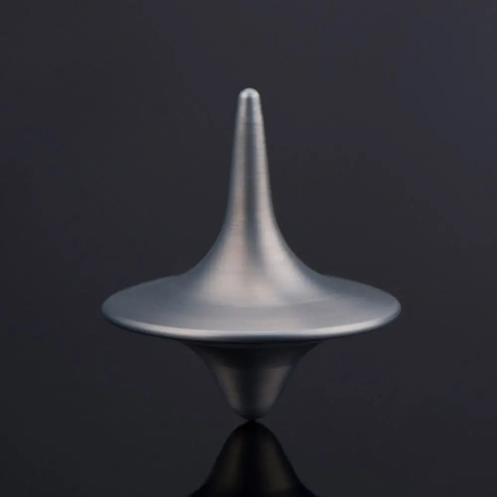 Metal Silver Spinning Top Totem