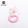 Baby Teether - Food Grade Silicone Cartoon Animal Duck, DIY Nursing Teething Pacifier Clip, Baby Toy & Teething Accessories