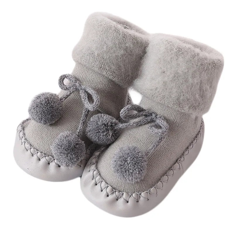 Winter Baby Socks - Girl & Boy Chaussette Infant Cotton Leg Warmers | Anti-Slip Baby Step Floor Socks for Children