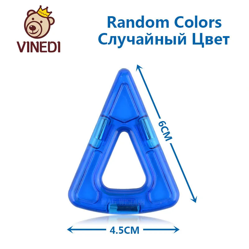 VINEDI Big Magnetic Blocks Designer Construction Set