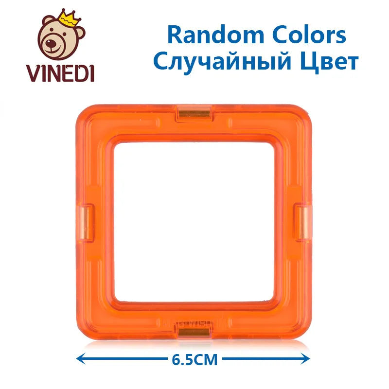 VINEDI Big Magnetic Blocks Designer Construction Set