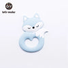 Baby Teether - Food Grade Silicone Cartoon Animal Duck, DIY Nursing Teething Pacifier Clip, Baby Toy & Teething Accessories