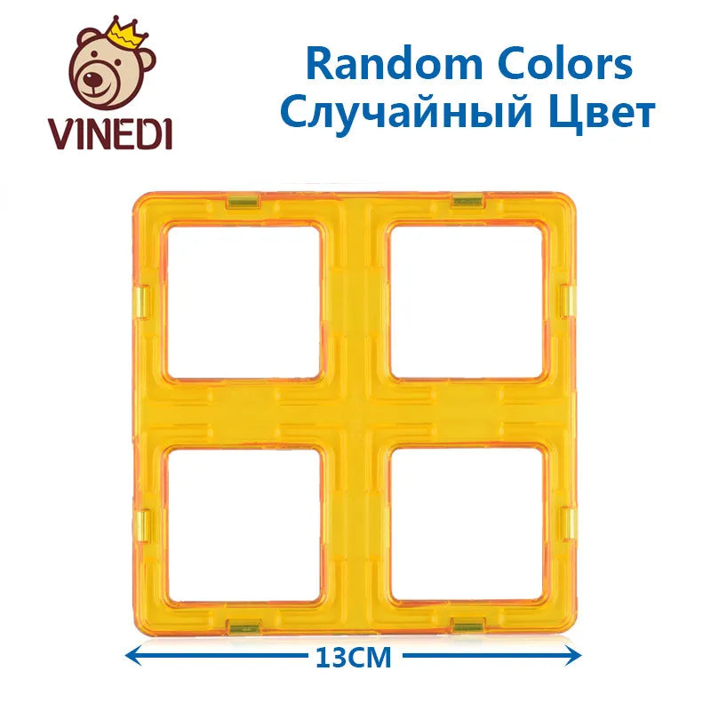 VINEDI Big Magnetic Blocks Designer Construction Set
