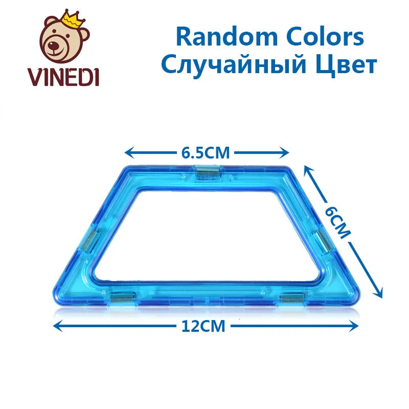 VINEDI Big Magnetic Blocks Designer Construction Set