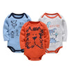 Kavkas 6PCS/3PCS Baby Bodysuit Set – Long Sleeve 100% Cotton Newborn Onesies (0-12 Months)