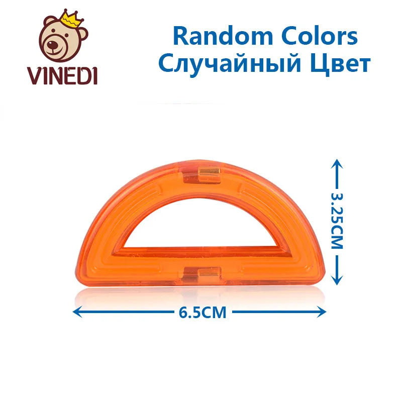 VINEDI Big Magnetic Blocks Designer Construction Set