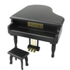 ROSIKING Wooden Grand Anastasia Piano-Shaped Music Box with Small Stool Creative Birthday Gift