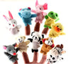 Plush Hand and Finger Puppet Set, Family Animal Dolls Cartoon Story Toys for Kids and Babies
