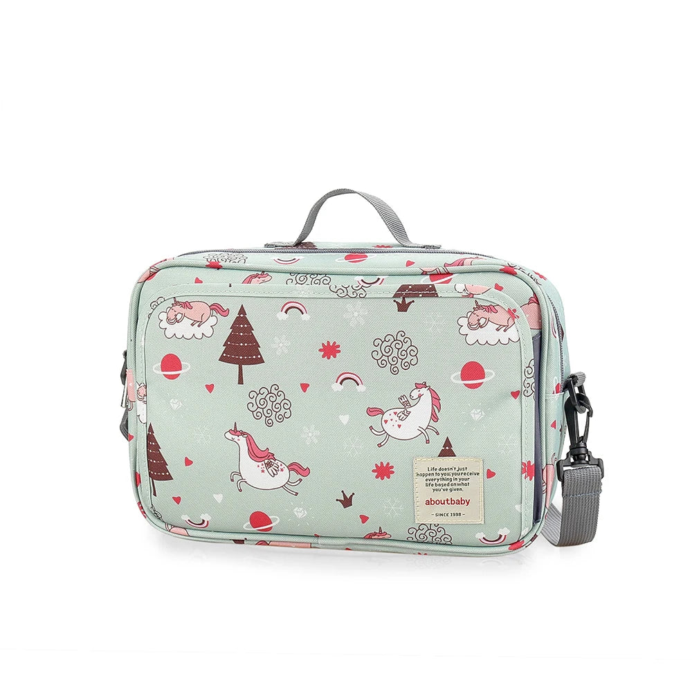 Baby Stroller Bag Waterproof Portable Travel Mummy Bag Multifunction Diaper and Bottle Storage Hanging Pram Organizer