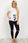Brand New Women Pregnancy Clothes Baby Now Loading Pls Wait Maternity T-shirt Summer Short Sleeve Pregnant T-shirts