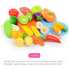 Kids Fruit Cutting Playset – 6/10/13/24-Piece Pretend Kitchen Cutting Fruits & Vegetables Educational Toy Set