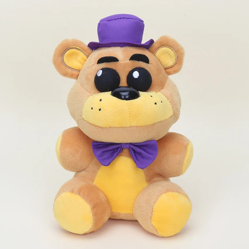 25cm Freddy Plush Foxy Chica Bonnie Springtrap Golden Freddy Fazbear Soft Stuffed Dolls Toy