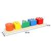 Wooden Montessori Animal Puzzles for Toddlers - Colorful 3D Cartoon Early Learning Educational Toy