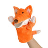 Stuffed Plush Hand and Finger Puppets, Lion Elephant Bunny Monkey Educational Toy for Kids