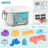 Baby Soft Plastic 3D Building Blocks – Large Rubber Particle Bricks, Early Education Toy for Toddlers, Gift for Babies