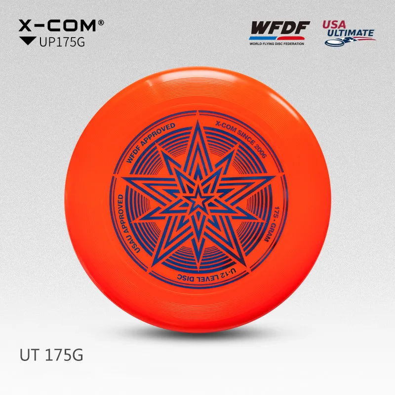 X-COM Professional Ultimate Flying Disc - WFDF Certified 175g (6.2 oz), 10.75 in (27.3 cm) - Includes Storage Bag, 4 Colors
