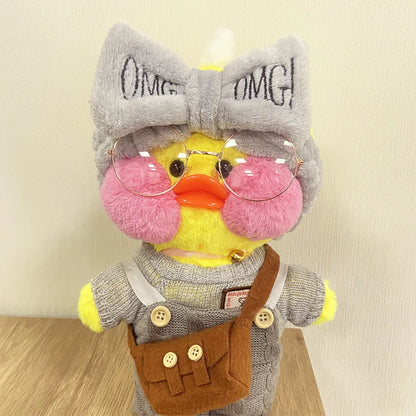 Lalafanfan Yellow Duck Plush Toy 30cm (11.8 Inches)