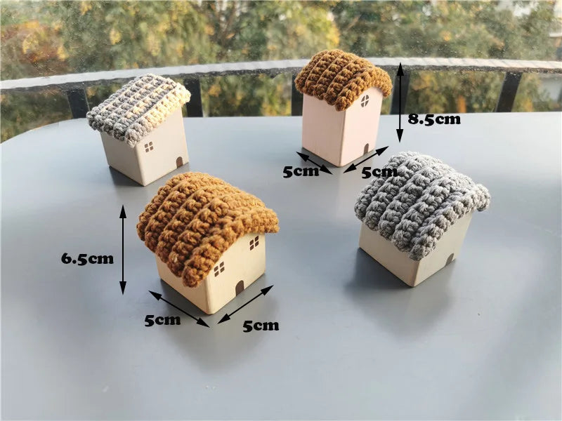 Kids Wooden Pastel Nordic Building Blocks – Stacking Crochet House, Animals, Rainbow, and Forest Tree Toys