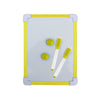 Kids Mini Dry Erase Whiteboard - Small Hanging Erase Board, 5-Color Frame, Magnetic Marker Compatible