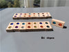 Kids Acrylic Sparkling Stones – Wooden Gemstone Street Blocks, Rainbow Crystal Diamond Bricks, Montessori Building Play Toy