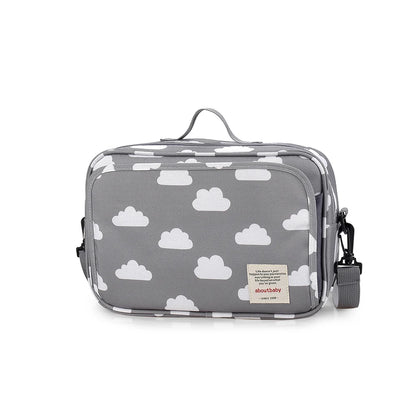 Baby Stroller Bag Waterproof Portable Travel Mummy Bag Multifunction Diaper and Bottle Storage Hanging Pram Organizer