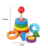 Wooden Montessori Animal Puzzles for Toddlers - Colorful 3D Cartoon Early Learning Educational Toy
