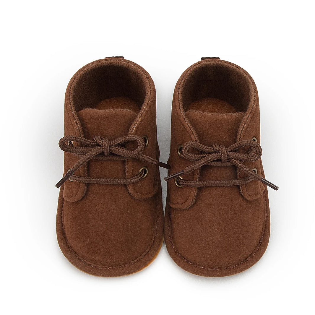 KIDSUN Baby Shoes Boys Classical Cotton Non-Slip Soft-Sole Rubber Sole Toddler Girl Boots Infant Crib First Walkers 3 Colors