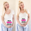Brand New Women Pregnancy Clothes Baby Now Loading Pls Wait Maternity T-shirt Summer Short Sleeve Pregnant T-shirts