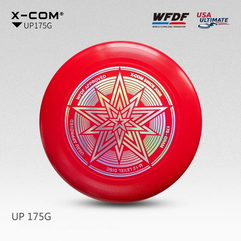 X-COM Professional Ultimate Flying Disc - WFDF Certified 175g (6.2 oz), 10.75 in (27.3 cm) - Includes Storage Bag, 4 Colors