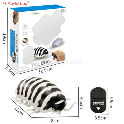 RC Insect and Animal Toy – Electric Simulated Snake, Cockroach, Pillbug Remote Control Toy