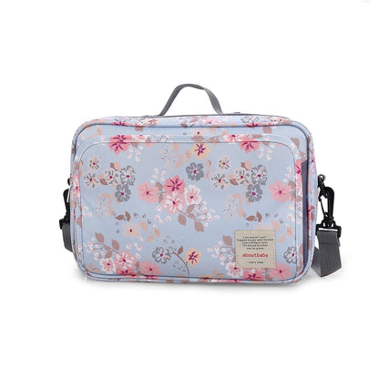 Baby Stroller Bag Waterproof Portable Travel Mummy Bag Multifunction Diaper and Bottle Storage Hanging Pram Organizer