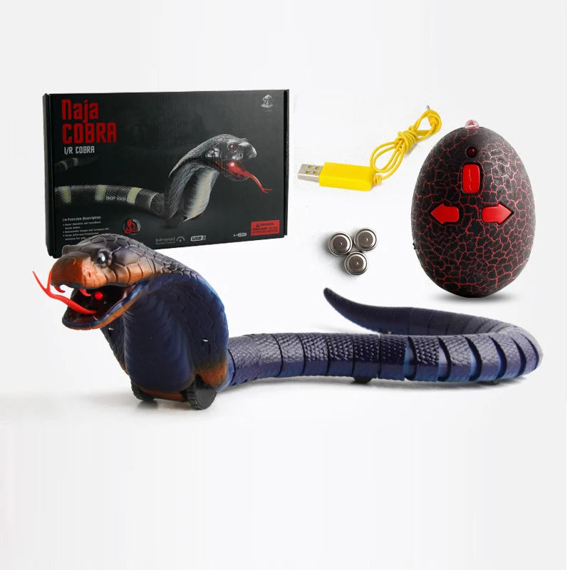 Infrared RC Realistic Snake Toy – Electric Simulated Cobra Viper for Kids Halloween