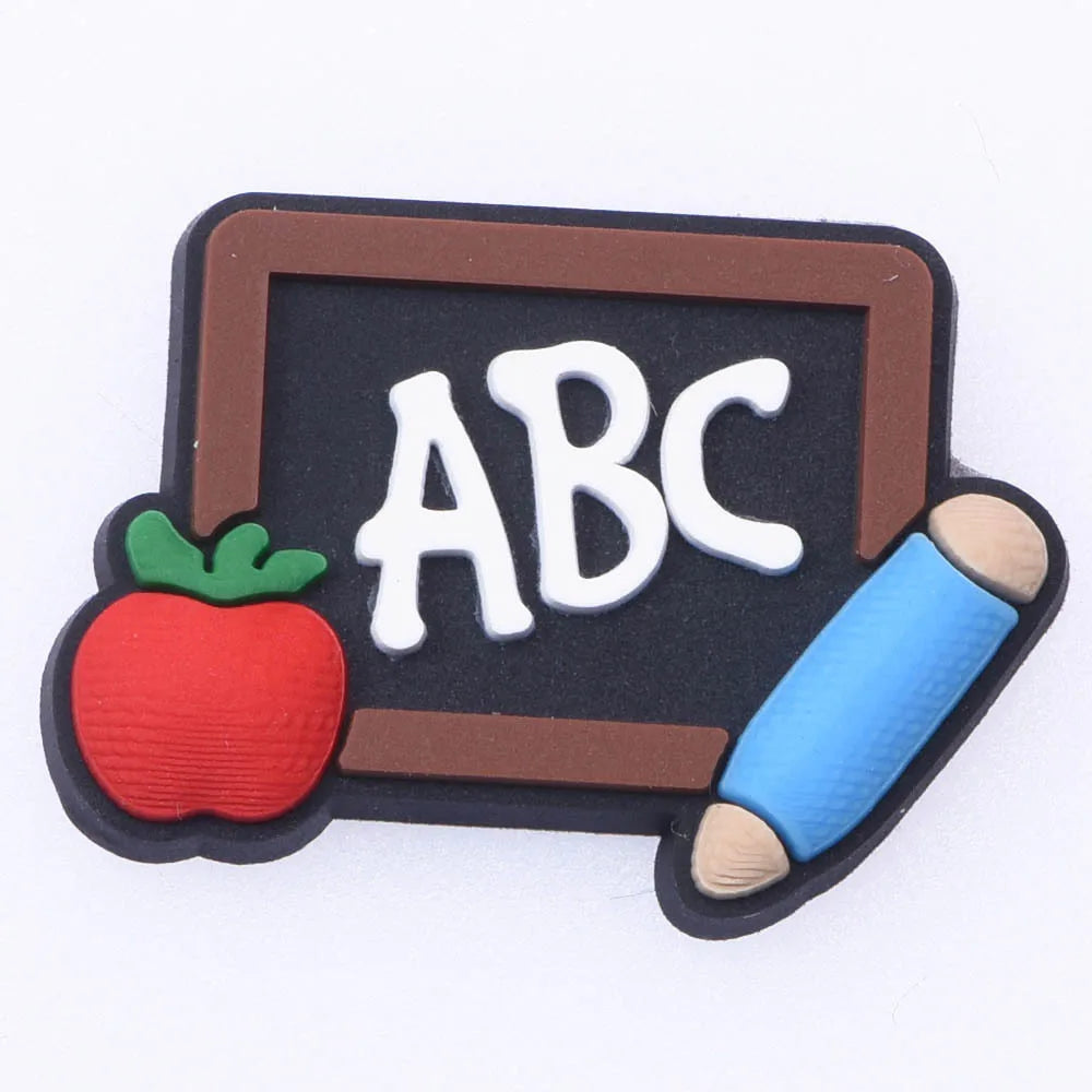 1-Piece Cute Cartoon Animal Shoe Charm for Kids — School Teacher Shoe Decoration Gift