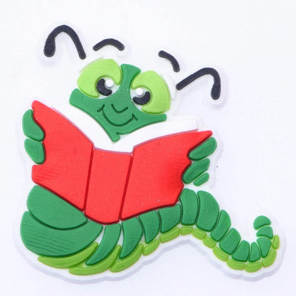 1-Piece Cute Cartoon Animal Shoe Charm for Kids — School Teacher Shoe Decoration Gift