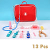 Wooden Doctor Play Set Pretend Medical Kit for Kids - Educational Nurse & Dentist Toy