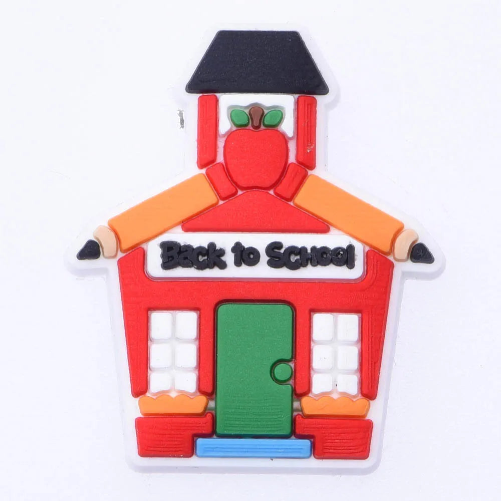 1-Piece Cute Cartoon Animal Shoe Charm for Kids — School Teacher Shoe Decoration Gift