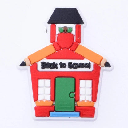 1-Piece Cute Cartoon Animal Shoe Charm for Kids — School Teacher Shoe Decoration Gift