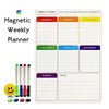 A3 Magnetic Weekly & Monthly Planner Whiteboard - Flexible Fridge Message & Drawing Board (11.7 x 16.5 in / 29.7 x 42 cm)