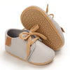 New Baby Shoes Retro Leather Boy Girl Multicolor Toddler Rubber Sole Anti-Slip First Walkers Infant Moccasins