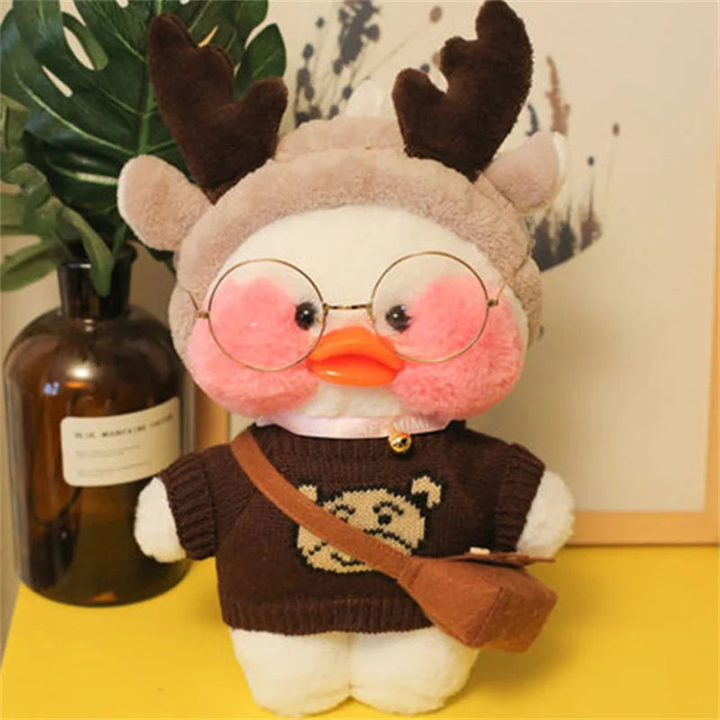 Lalafanfan Yellow Duck Plush Toy 30cm (11.8 Inches)