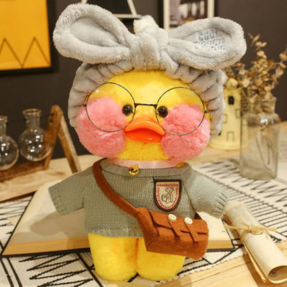 Lalafanfan Yellow Duck Plush Toy 30cm (11.8 Inches)