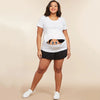 Summer Funny Cartoon Print Pregnancy T-Shirt | Maternity Tops | Plus-Size Short Sleeve for Pregnant Women | Hot Sale