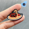 Cute Food & Fruit PVC Shoe Charm – Single 1-Piece Shoe, Backpack & Wristband Decoration (Approx. 2–3 cm / 0.8–1.2 in)