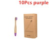 New Organic Children's Bamboo Toothbrush 10 Colors Soft Bristles Biodegradable Eco-Friendly Handle for Kids